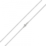 925 Sterling Silver 1.0mm Diamond Cut Bead Chain