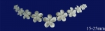 Hawaiian Plumeria CZ Necklace 15 ~ 25mm
