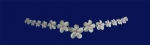 Hawaiian Plumeria CZ Necklace 12 ~ 20mm