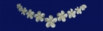 Hawaiian Plumeria CZ Necklace 15 ~ 25mm