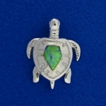 1 Opal Turtle Pendant