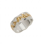 8mm Two Tone Bamboo Rings