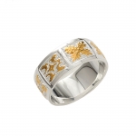 8mm Two Tone Quilt Rings