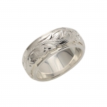 Scroll Double Rings 8mm/6mm