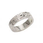 6mm Heavy Weight(2mm) Scroll Flat Rings