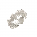 8mm Plumeria Lei Ring (L)
