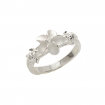 Turtle Plumeria(8mm) Ring