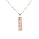 Raised Maile PG 6*4mm Vertical Pendant