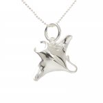 Shiny Manta Ray Pendant