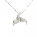 Whale Tail-2 Scroll Engraving Pendant