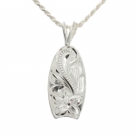 Surfboard RE Scroll Pendant