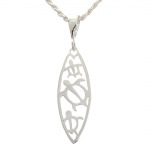 ThreeHonu Cut Out Surfboard Pendant One Tone