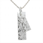 Double Plate Maile Pendant
