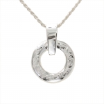 Round Circle Engraving Pendant (L)