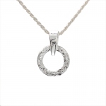 Round Circle Engraving Pendant (S)