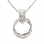 Two Scrolling Rings + Large Bell Pendant
