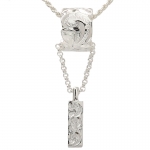 Engraving Barrel w/Dangling Bar Pendant