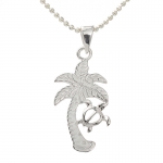 Palm Tree/Honu Pendant One Tone