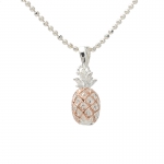 Pineapple Pendant (S) PG Two Tone