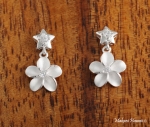 Star CZ + 10mm Earrings