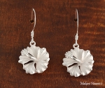 12mm Hibiscus Hook Earring