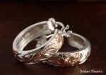 Round Scroll Earrings (S)