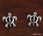 Honu Post Earring (S)12x12 One Tone