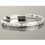 Hawaiian Jewelry Kuuipo Cut Out One Tone Bangle 6mm Baby